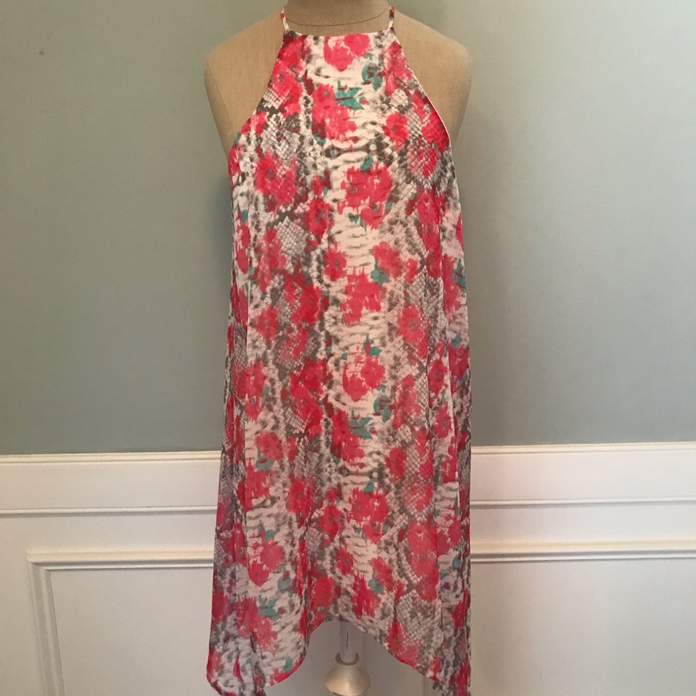 NWT Fabrik Pink Sleeveless Racerback Dress